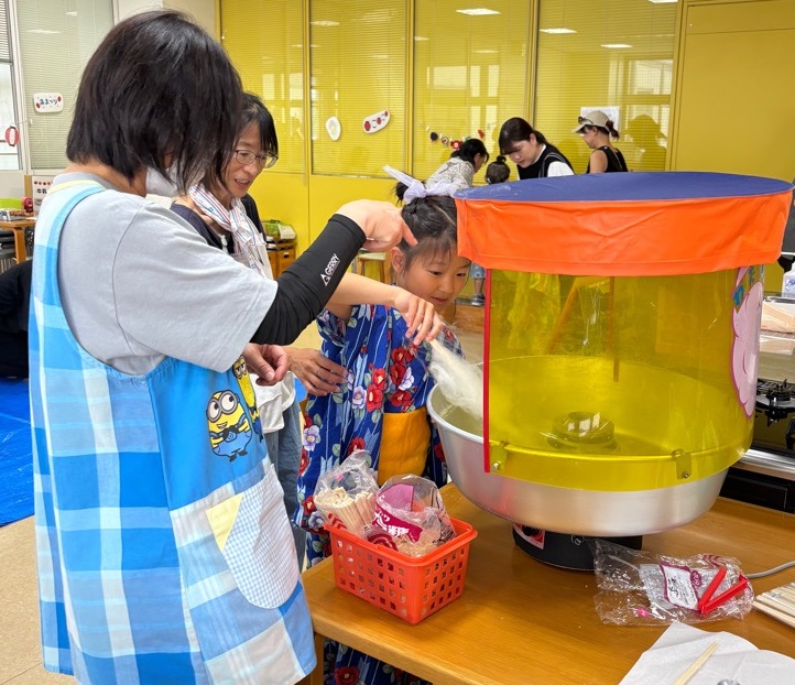 綿菓子を作る