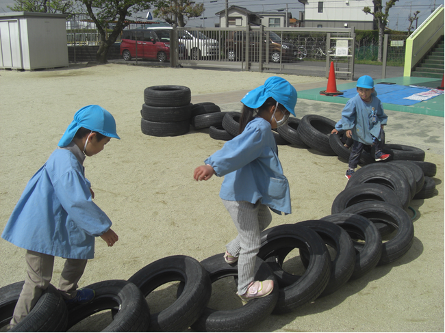 たかね保育園活動(自由あそび1)