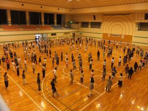 民踊講習会の様子