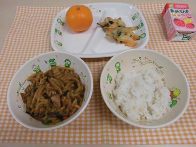 1月28日の保育園給食