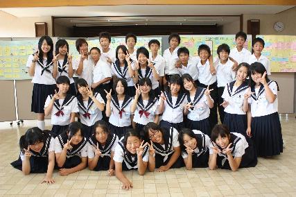 参加した中学生の皆さん