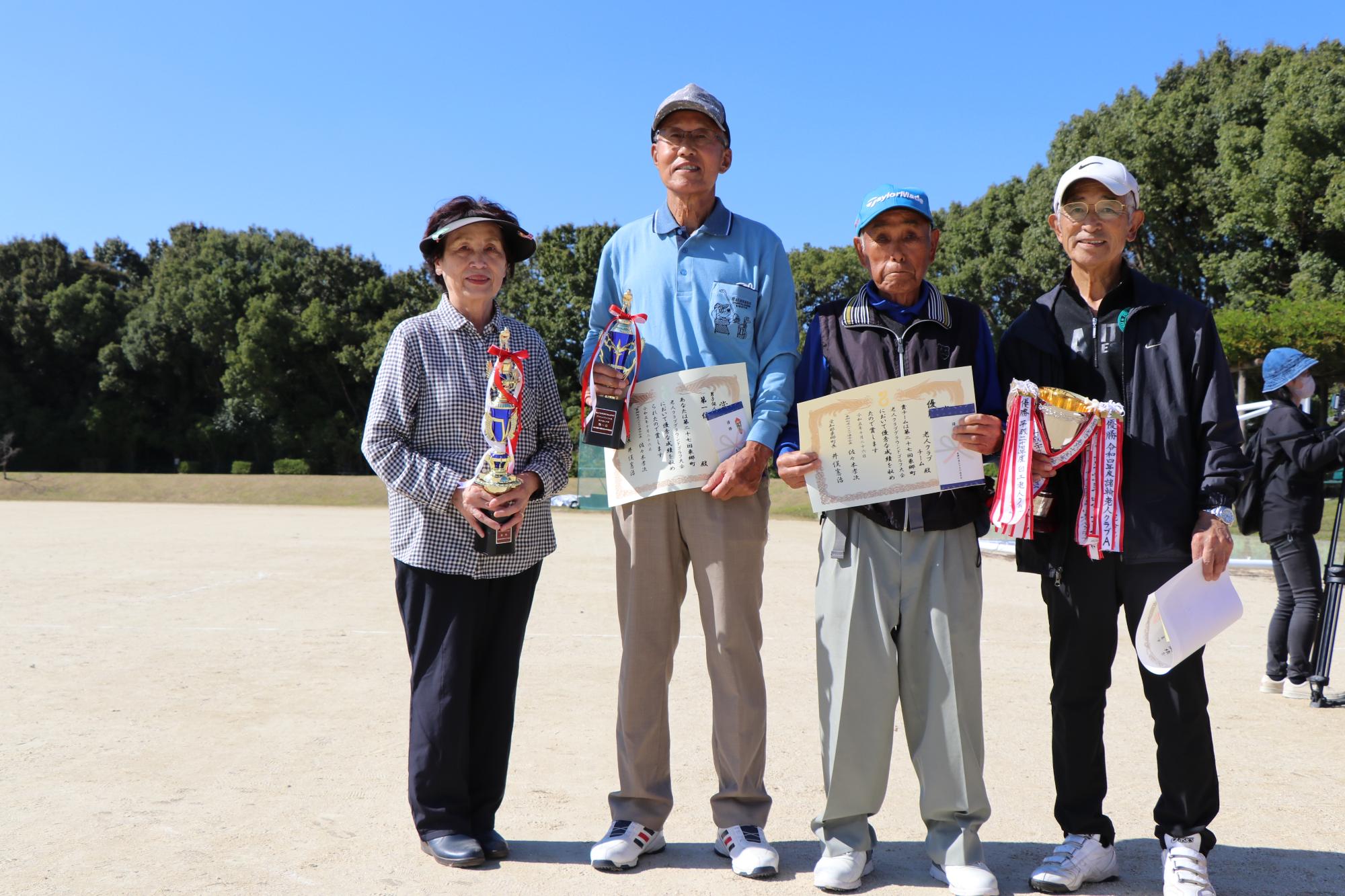 第27回東郷町老人クラブグラウンドゴルフ大会1