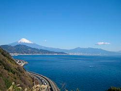 快晴の時はこのように富士山が綺麗にみることができます。