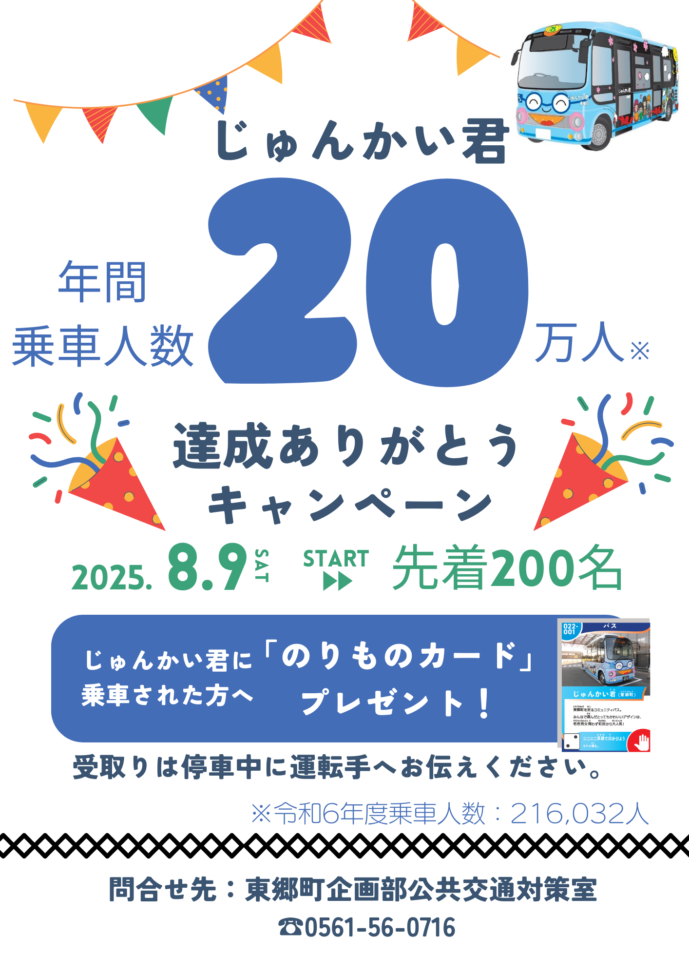 20万人達成ありがとうキャンペーン